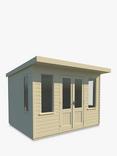 Crane Garden Buildings 2.4 x 3m Garden Office, FSC-Certified (Scandinavian Redwood), Cream