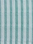 John Lewis Plain & Striped Print Cotton Tea Towels, Pack of 3, Green