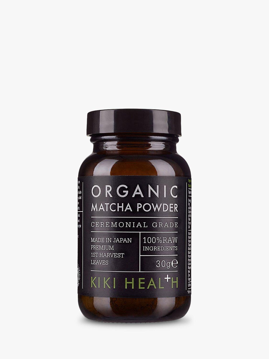 Product image 1 of 3, which shows KIKI Health Organic Premium Ceremonial Matcha Powder, 30g