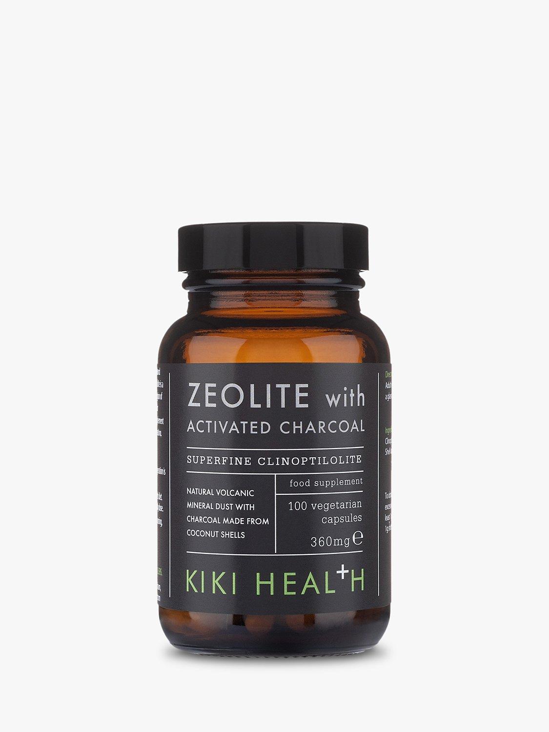 KIKI Health Zeolite With Activated Charcoal, 100 Vegicaps