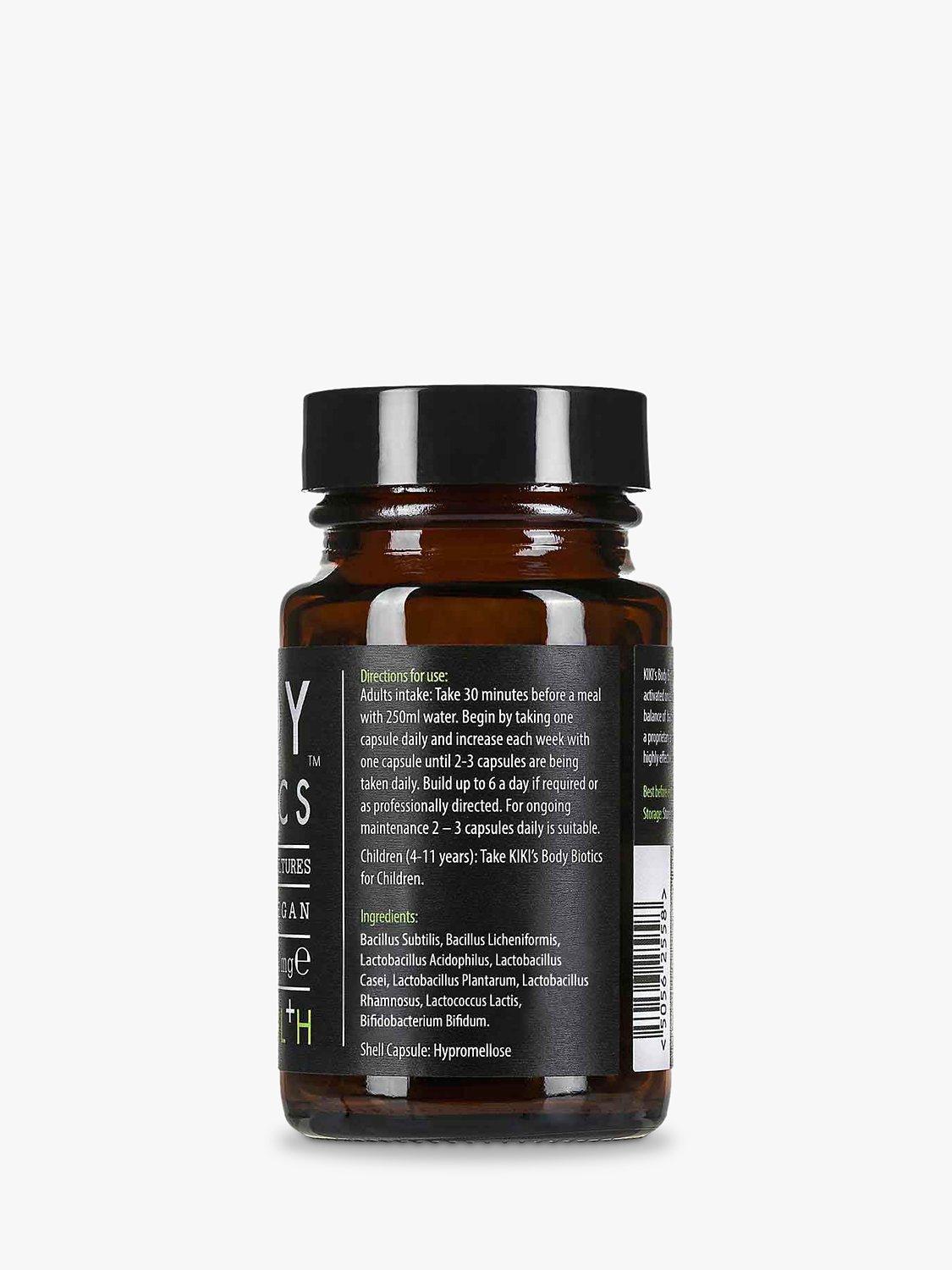 Product image 2 of 3, which shows KIKI Health Body Biotics, 60 Vegicaps