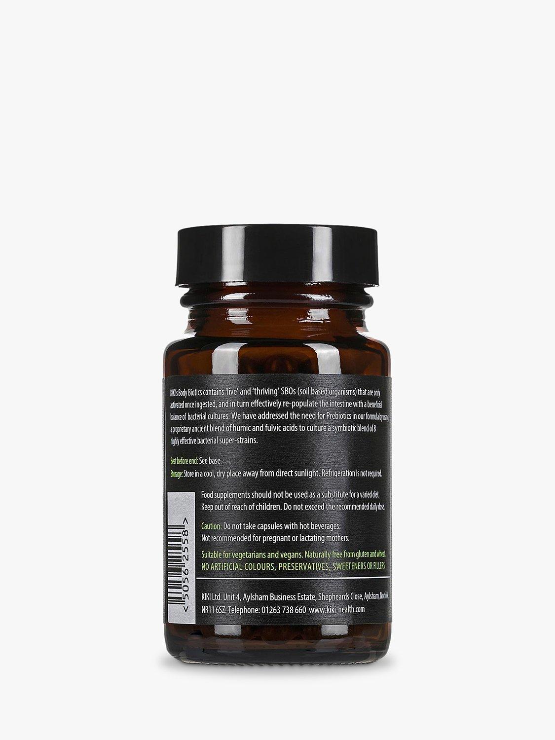 Product image 3 of 3, which shows KIKI Health Body Biotics, 60 Vegicaps