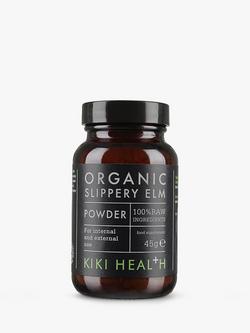 KIKI Health Organic Slippery Elm Powder, 45g, 