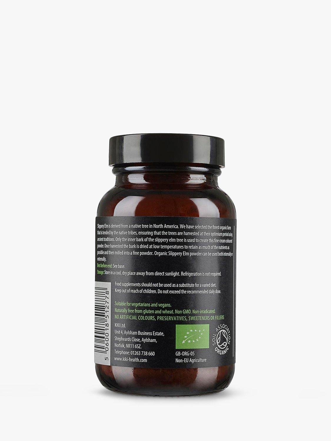 Product image 3 of 3, which shows KIKI Health Organic Slippery Elm Powder, 45g
