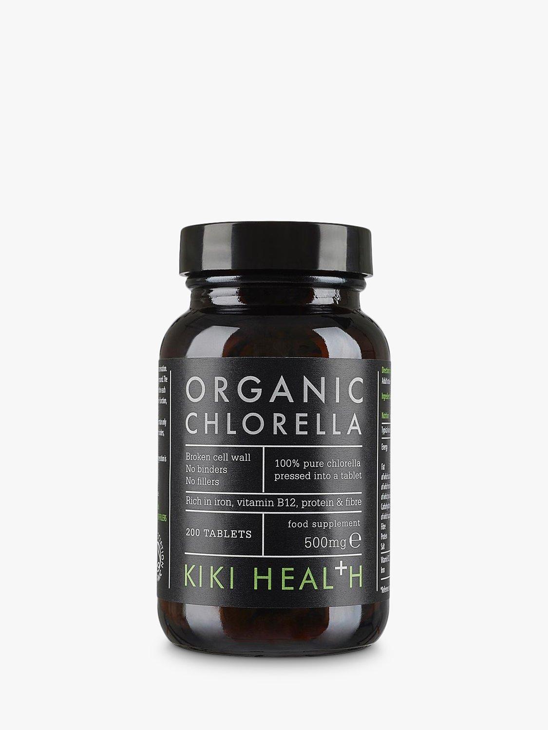 Product image 1 of 3, which shows KIKI Health Organic Premium Chlorella, 200 Tablets