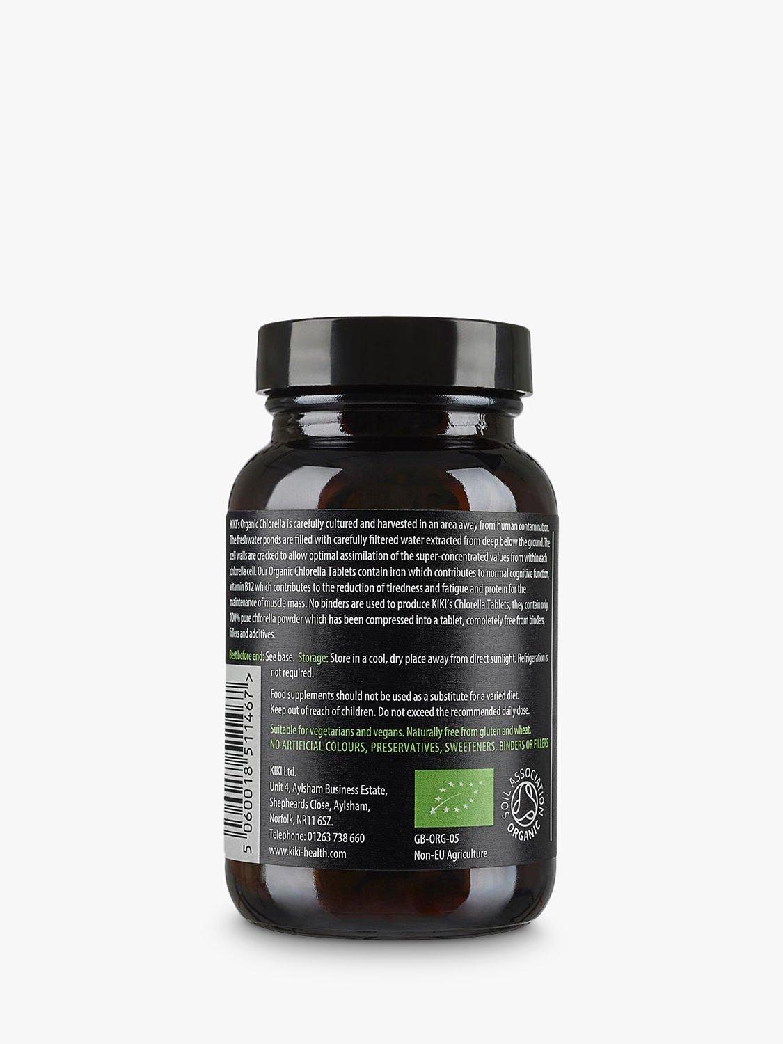 Product image 3 of 3, which shows KIKI Health Organic Premium Chlorella, 200 Tablets