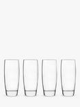 Luigi Bormioli Michelangelo Glass Highballs, 435ml, Set of 4, Clear