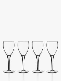 Luigi Bormioli Michelangelo White Wine Glass, Set of 4, 235ml, Clear, Clear