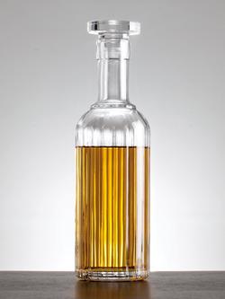 Luigi Bormioli Bach Fluted Glass Decanter, 673ml, Clear - view 2, Clear