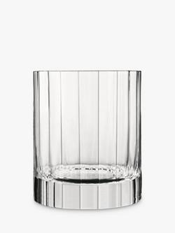Luigi Bormioli Bach Fluted Double Old Fashioned Glass Tumblers, Set of 4, 335ml, Clear - view 2, Clear