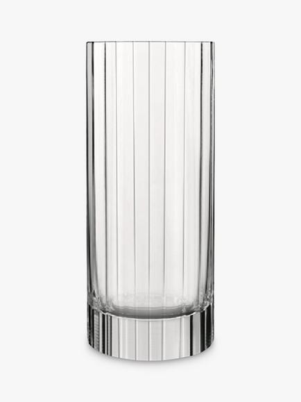 Luigi Bormioli Bach Fluted Glass Highballs, Set of 4, 480ml, Clear - view 2, Clear