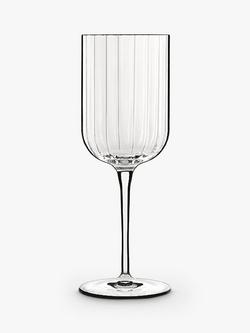 Luigi Bormioli Bach Fluted White Wine Glass, Set of 4, 280ml, Clear - view 2, Clear