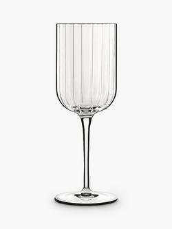 Luigi Bormioli Bach Fluted Red Wine Glass, Set of 4, 400ml, Clear - view 2, Clear