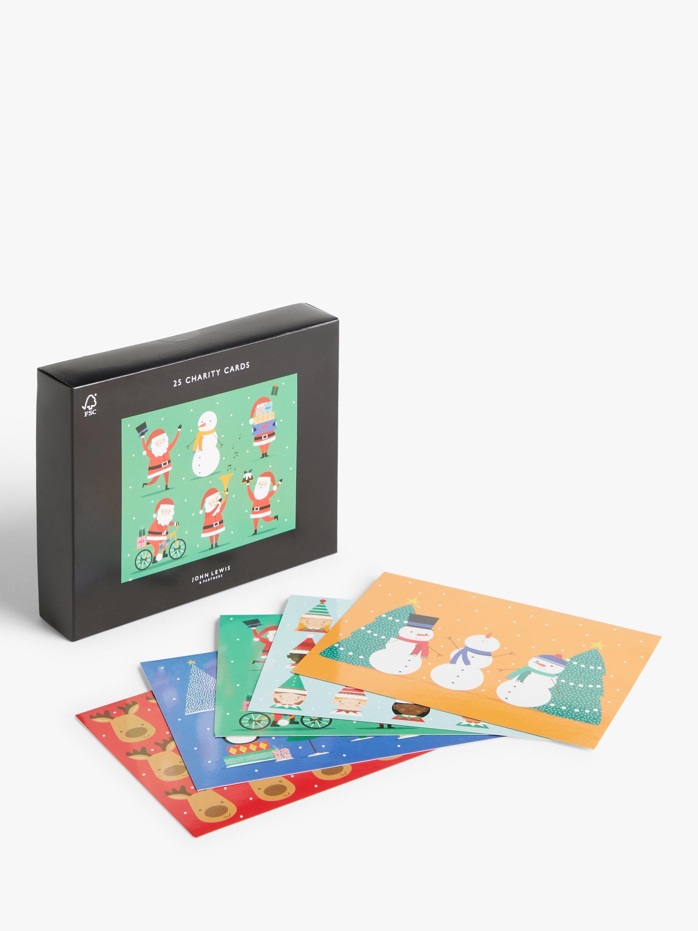 John Lewis Kids Bumper Charity Christmas Cards, Box of 25
