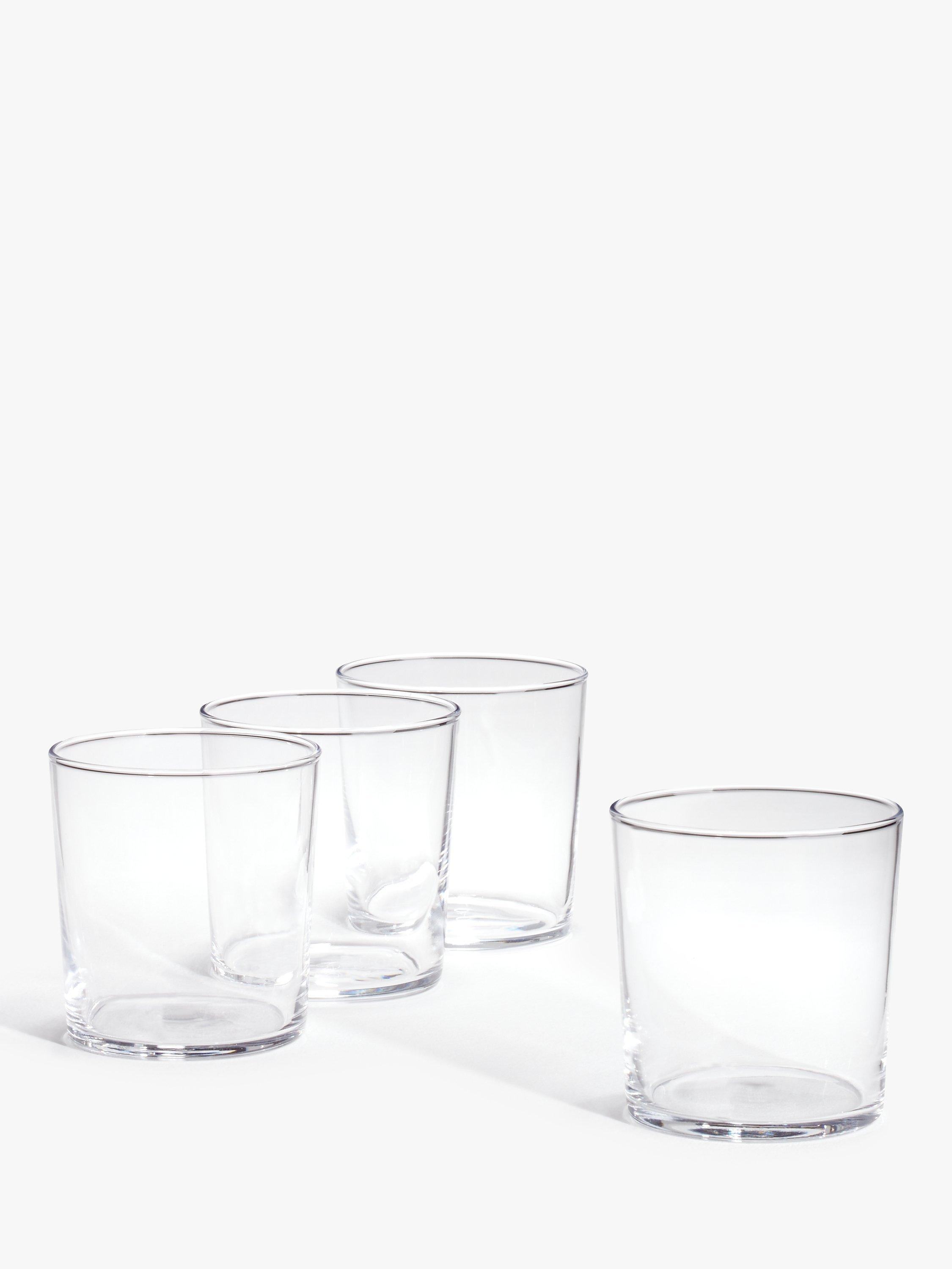John Lewis Drink Tumbler Glass, Set of 4, 380ml, Clear