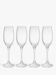 John Lewis ANYDAY Drink Champagne Flutes, Set of 4, 180ml, Clear