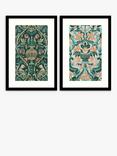 John Lewis Chariklia Zarris 'Verdant Tapestry' Framed Print & Mount, Set of 2, 63.5 x 43cm, Green