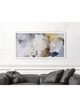 John Lewis Natasha Barnes 'Wind Beneath Your Wings' Framed Canvas Print, 64 x 124cm, Yellow/Blue