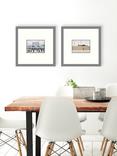 John Lewis LS Lowry 'Man Lying on a Wall' & 'Market Scene' Framed Print & Mount, Set of 2, 53.5 x 53.5cm, Multi