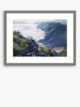 John Lewis Sian McGill 'Gower Light' Framed Print, 64.5 x 84.5cm, Blue/Multi