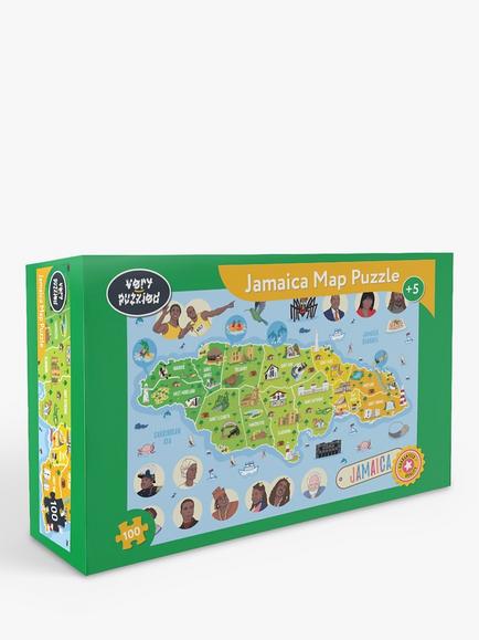 Very Puzzled Jamaica Map Puzzle, 100 Pieces, 