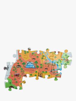Very Puzzled Ghana Map Puzzle, 100 Pieces - view 2, Multi