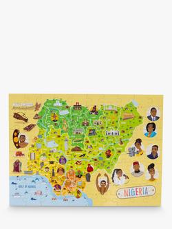 Very Puzzled Nigeria Map Puzzle, 100 Pieces - view 2, 