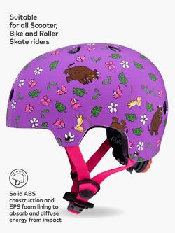 Micro Scooters Kids' Gruffalo Bike/Scooter Safety Helmet, Small - view 2, Purple