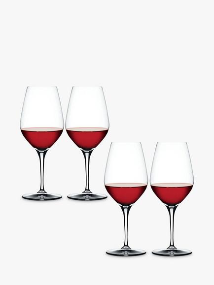 Spiegelau Authentis Red Wine / Water Glass, Set of 4, 480ml, Clear - view 2, Clear