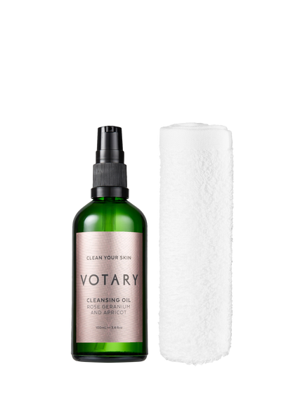 Votary Cleansing Oil, Rose Geranium & Apricot, 100ml - view 2, 