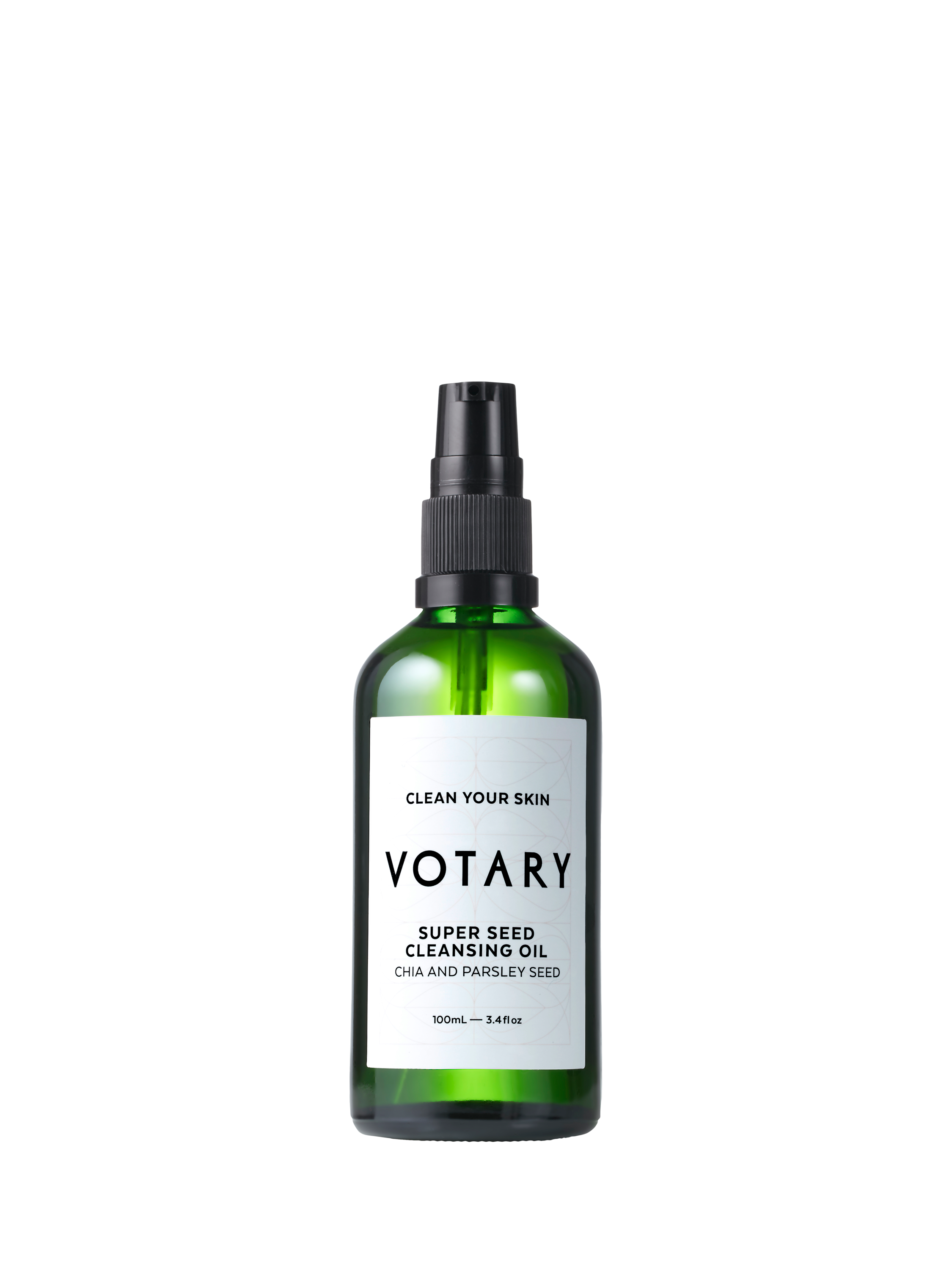 Product image 1 of 2, which shows Votary Super Seed Cleansing Oil, Chia & Parsley Seed, 100ml