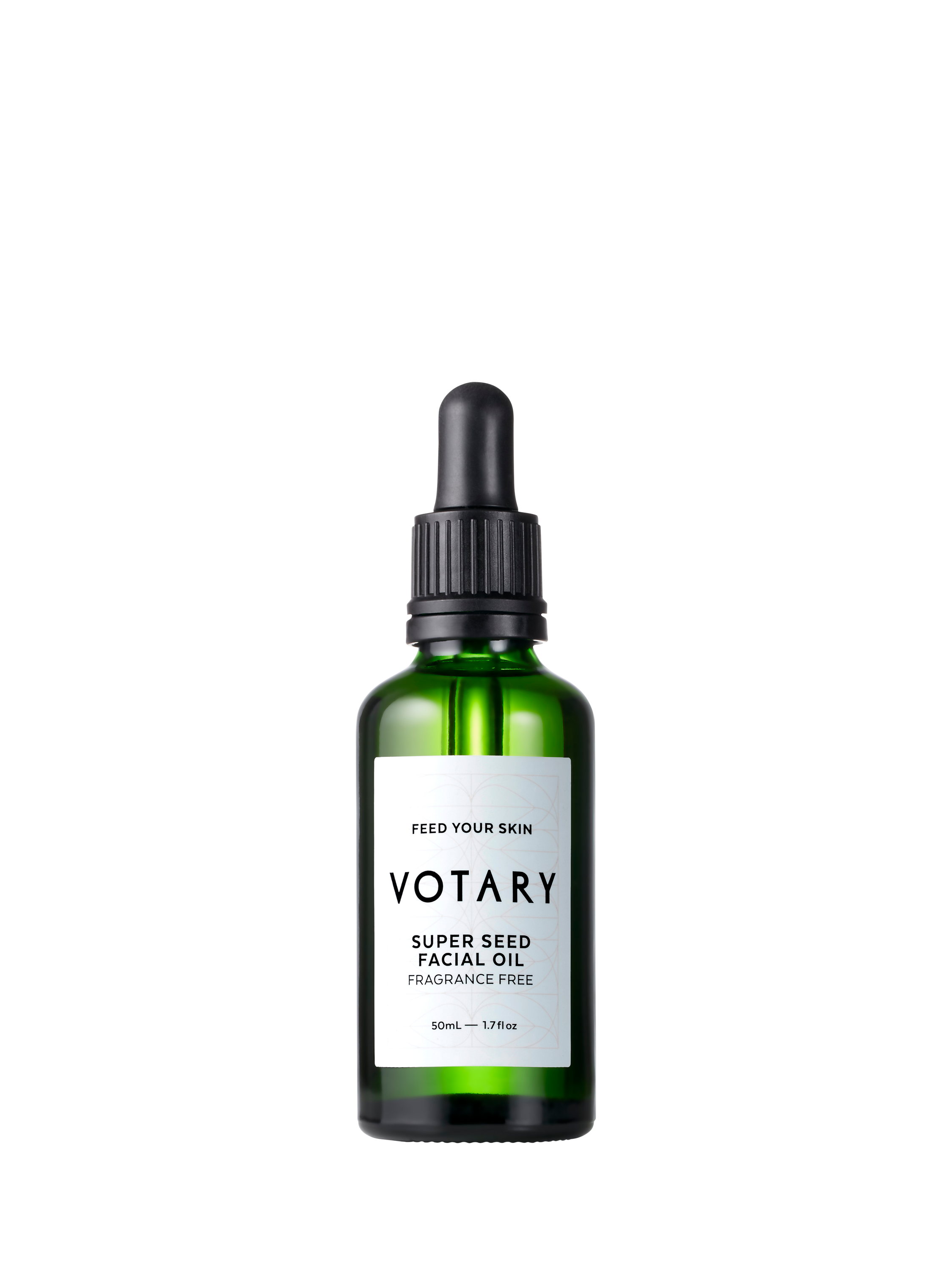 Product image 1 of 4, which shows Votary Super Seed Facial Oil, Fragrance Free, 50ml