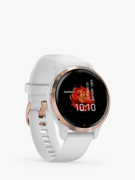Garmin Venu 2S, GPS, Smartwatch, 40mm, Rose Gold/White