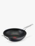 Jamie Oliver by Tefal Hard Anodised Aluminium Non-Stick Wok, 30cm