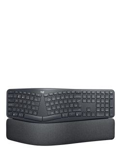 Logitech ERGO K860, Ergonomic Bluetooth Keyboard, Black, Black