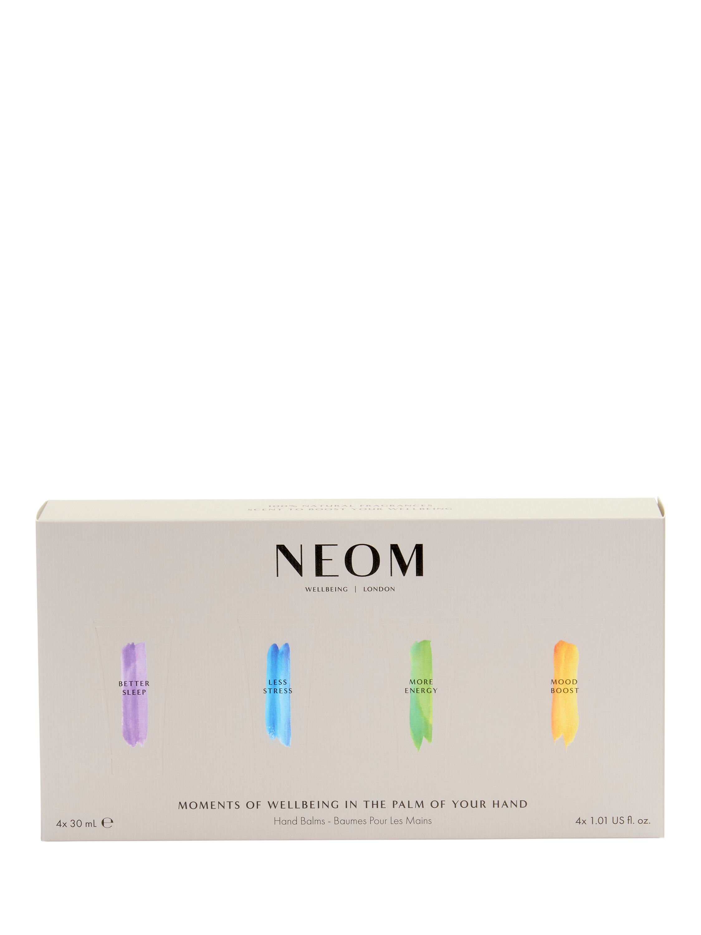 Product image 7 of 7, which shows NEOM Wellbeing London Moments of Wellbeing In The Palm Of Your Hand Bodycare Gift Set