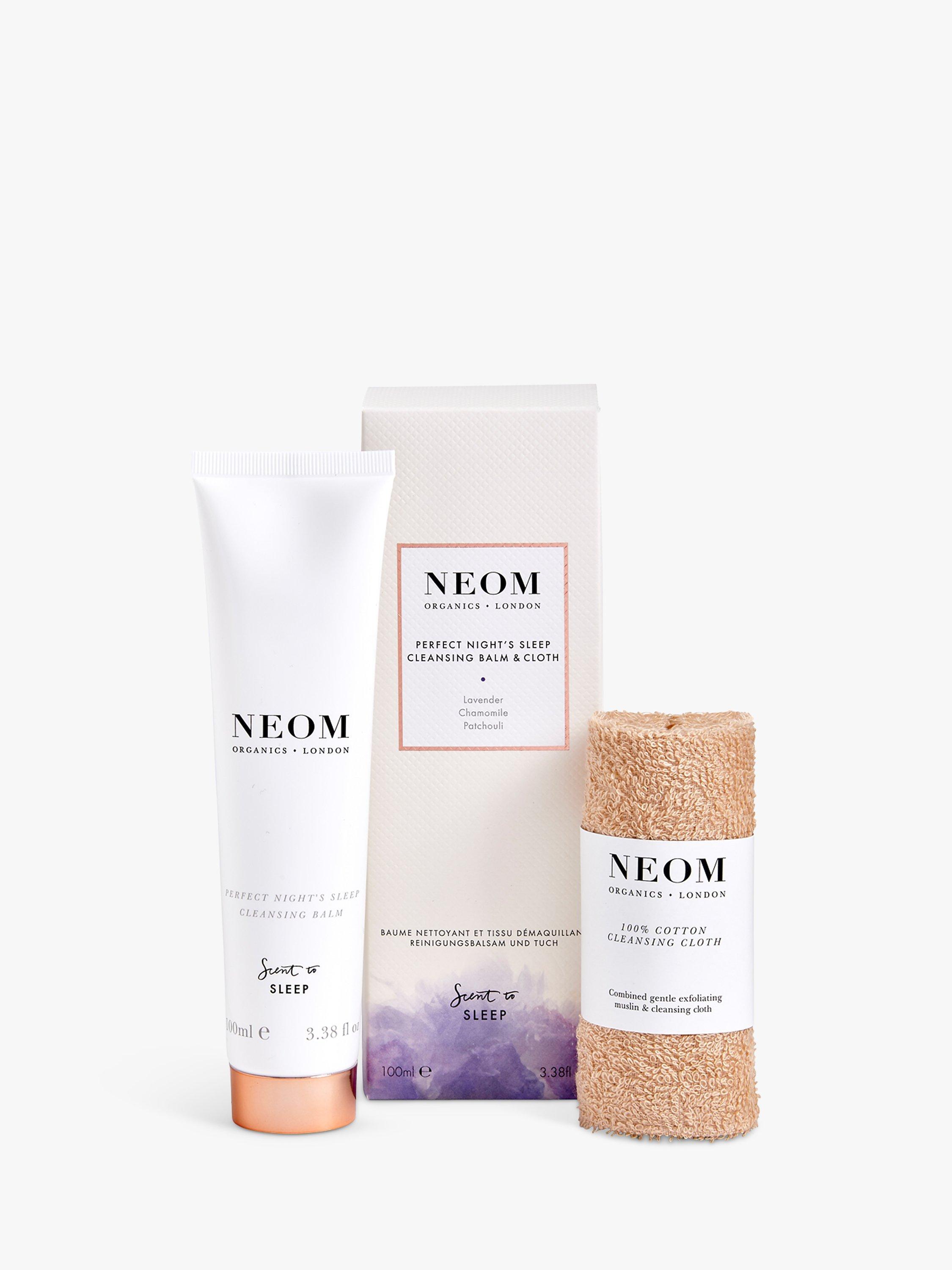 NEOM Wellbeing London Perfect Night's Sleep Cleansing Balm & Cloth, 100ml