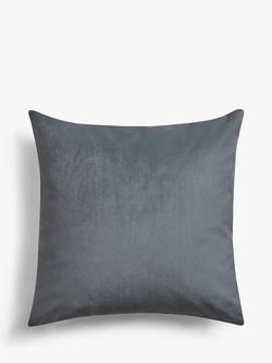 John Lewis Affinity Cushion - view 2, Cerise / Grey