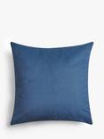 John Lewis Affinity Cushion, Orange / Blue