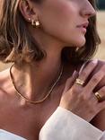 Dower & Hall Waterfall Hoop Earrings