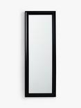 John Lewis Classic Leaner / Wall Mirror, 140 x 50cm, Black