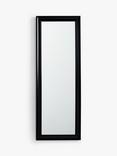 John Lewis ANYDAY Classic Leaner / Wall Mirror, 140 x 50cm, Black