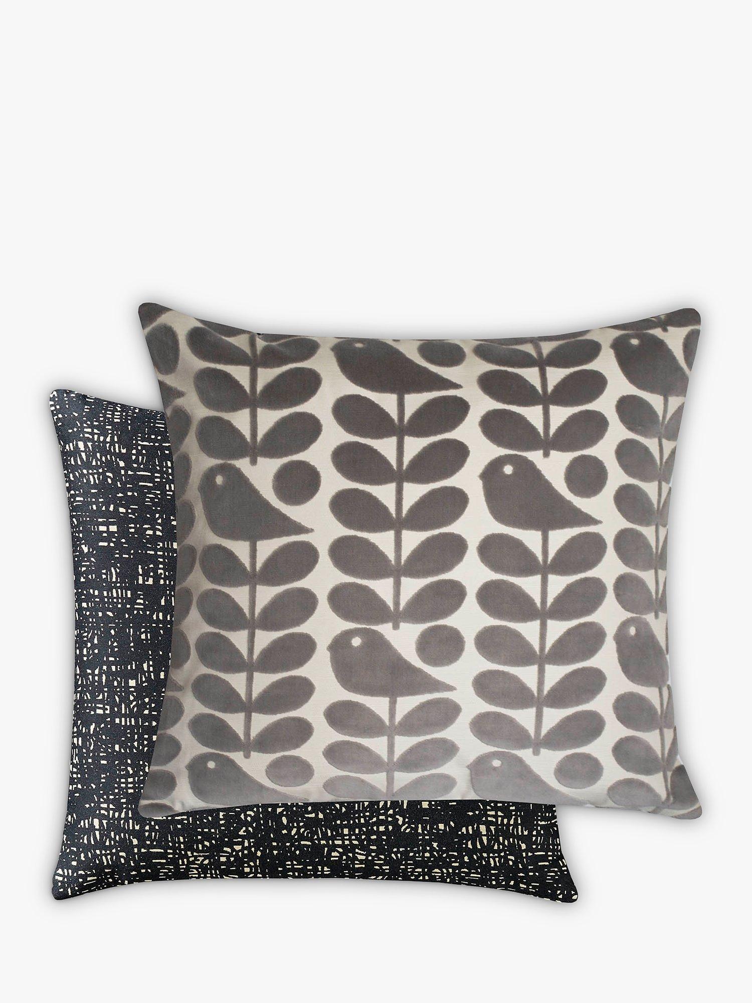 Orla Kiely Early Bird Velvet Cushion