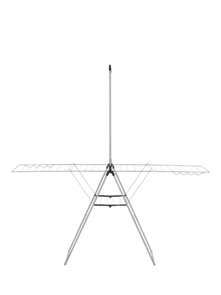 Brabantia HangOn Drying Rack with Centre Rod, 25m, Metallic Grey