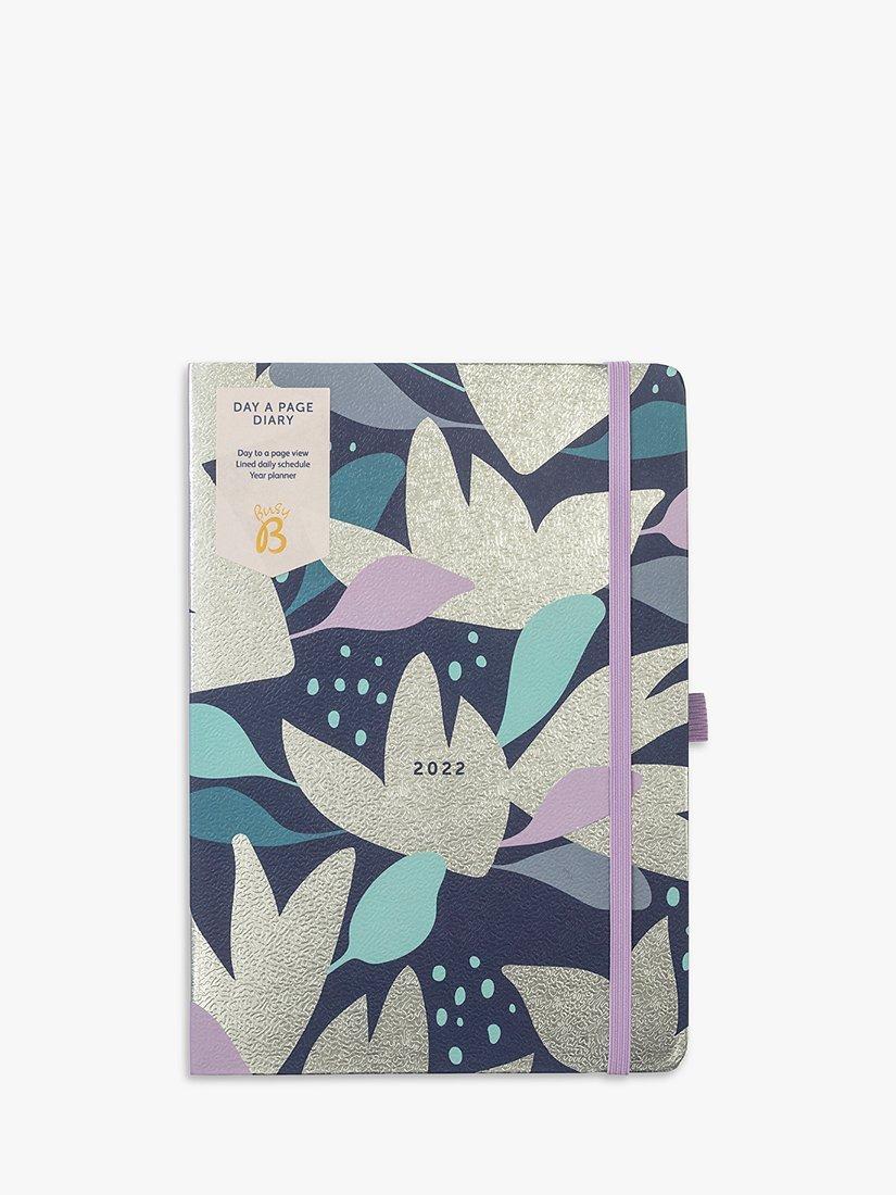 Busy B A5 Floral Day Per Page Diary, 2022