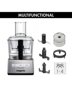 Magimix CS 3200 Compact Food Processor - view 2, Satin
