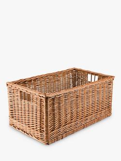 Eddingtons Lambourn 4 Drawer Beech Wood Butcher's Trolley, Natural - view 2, Natural