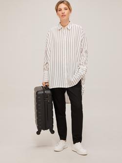 John Lewis ANYDAY Girona 55cm 4-Wheel Cabin Case - view 2, Black