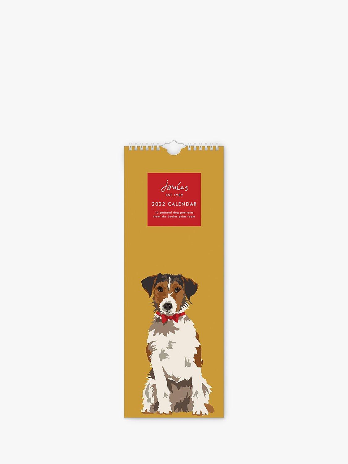 Joules Slim Dog Portraits Calendar, 2022