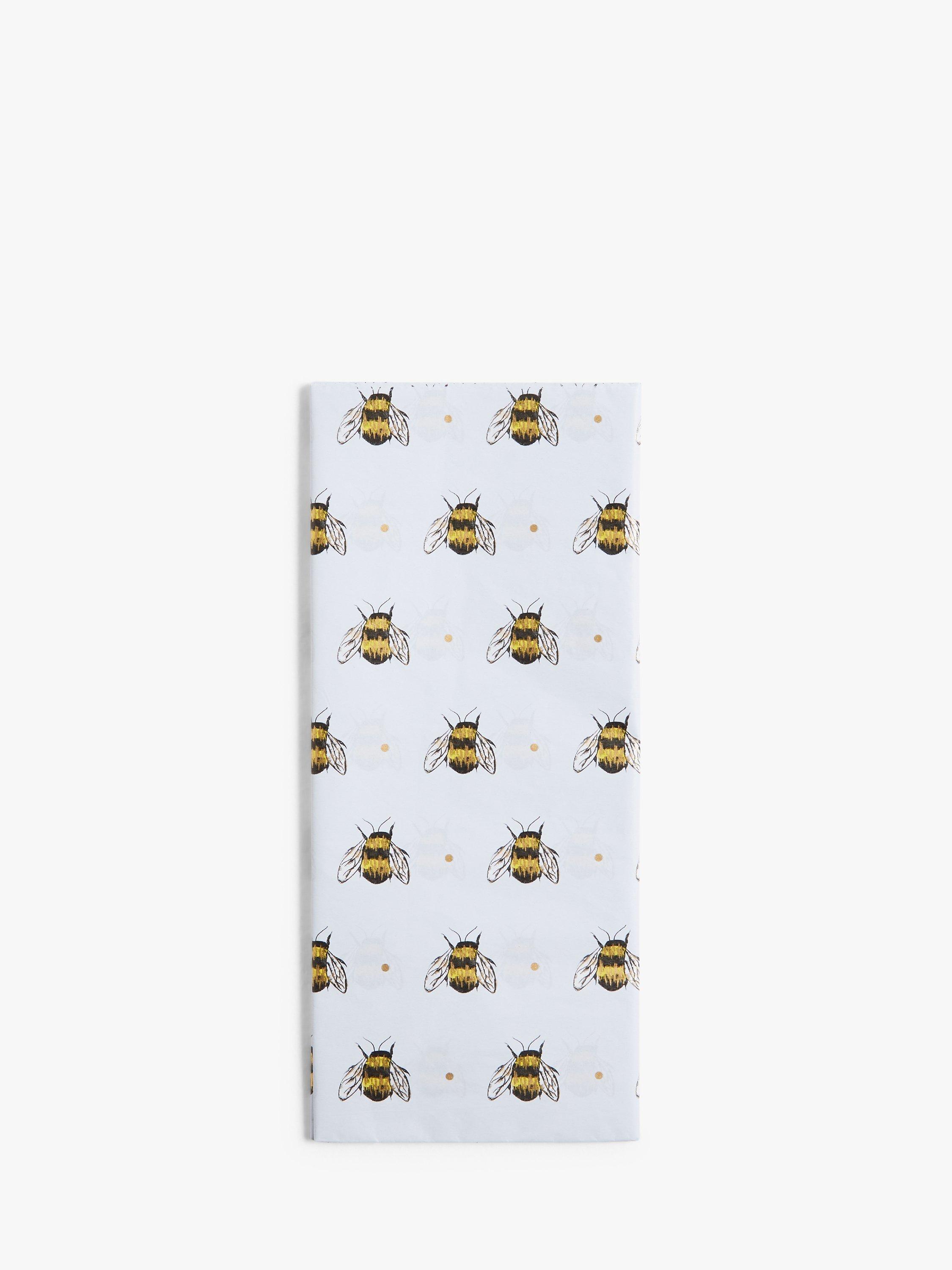 John Lewis Bee Tissue Paper, Pack of 3